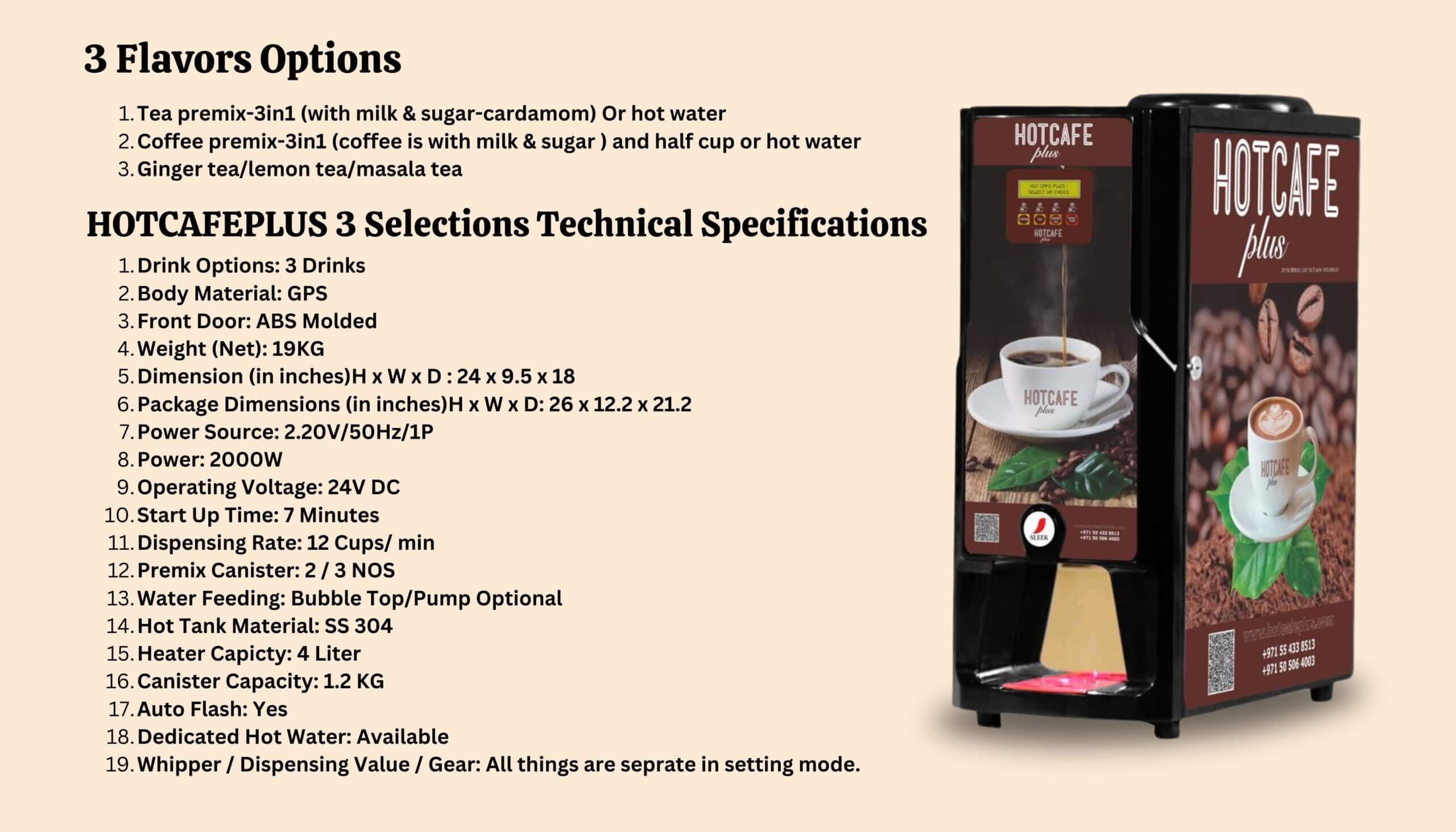 Coffe Machine Technical Asspects