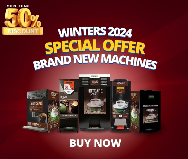 ENJOY UP TO 50% OFF ON PURCHASE OF COFFEE MACHINES